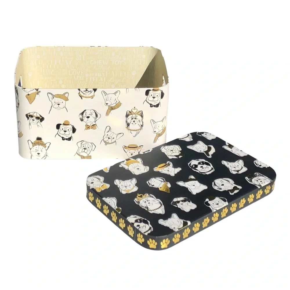 Molly & Rex Multi Breed Dogs with Head Costumes Decorative Storage Box (35327) - Picture 1 of 3